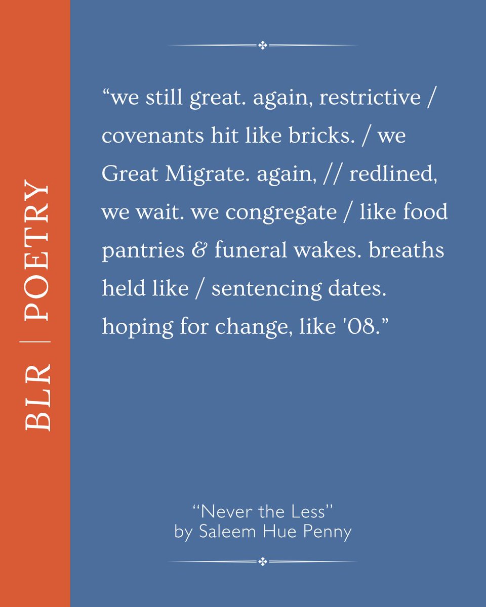 BLReview's tweet photo. This week's featured issue—part of our 25th anniversary lookback—revisits past BLR Prizewinners, including "Tattoos" by Galen Schram, "The Tapeworm" by Amy V. Blakemore, &amp; "Never the Less" by Saleem Hue Penny. Read these &amp; more in our weekly blog post: https://t.co/cUBtonC3dm https://t.co/9i1Lgzp4aj