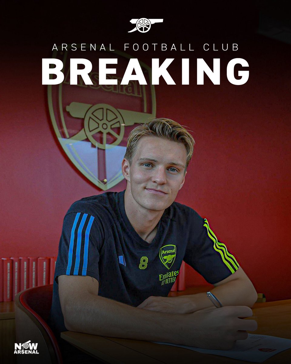 now_arsenaI's tweet photo. 🚨Arsenal are closing in on securing a new long-term contract for club captain Martin Odegaard.

His current deal expires at the end of next season and the club are set to make him one of the highest paid players in the Premier League to secure his prime years in North London.

Martin Odegaard remains pivotal to Mikel Arteta.