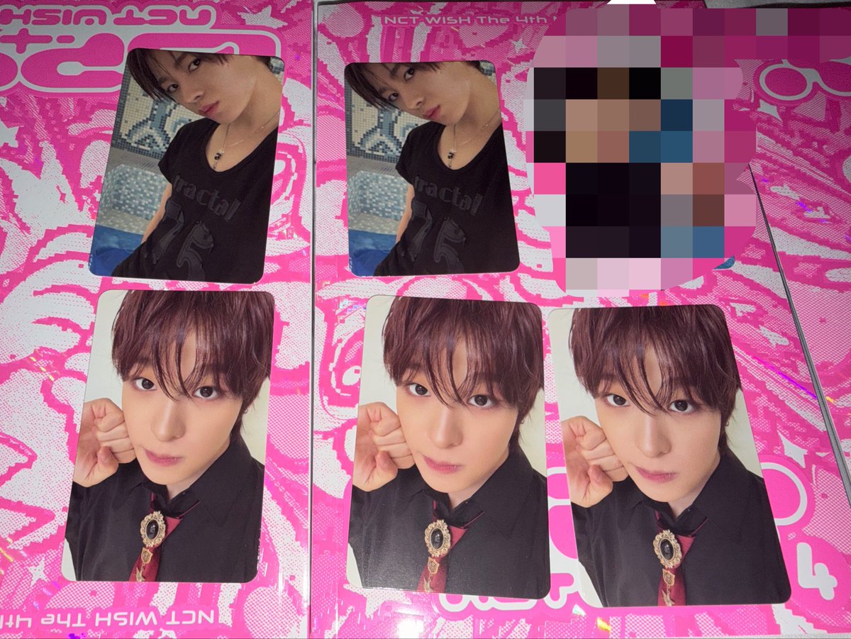yumeka_shinee91's tweet photo. NCTWISH うぃし ウィシ ISPY DeluxeBookver. 初回限定盤 トレカ 交換

譲：リク、ユウシ

求：画像2枚目🩵の
　　ジェヒ リョウ(着ぐるみ優先）

都内手渡しor郵送での交換希望です
切実に求めております。是非、お気軽にお声掛けください。 https://t.co/qoJSyFyDyt