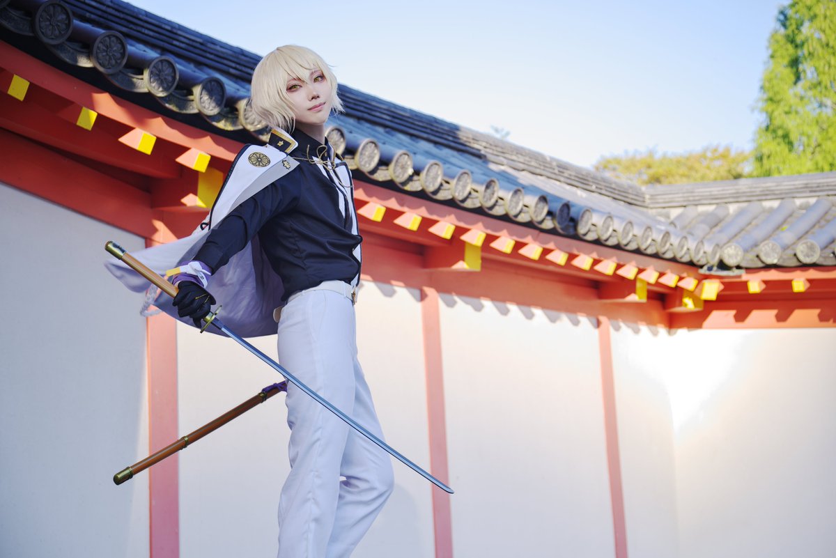 Yuzuki_cosyou's tweet photo. ※コスプレ/cosplay
刀剣乱舞 No.107 髭切

「さあて、鬼退治の時間だね」

photo→萌さん（@moe_10932 ）
#コスプレの郷 https://t.co/06PlvMYiQo