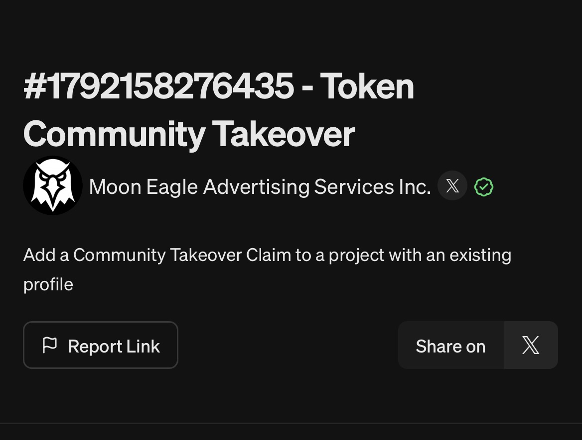 FoundtheRunner's tweet photo. new chapter for $RUNNER.

the community keeps building for their bags. we’ve updated the DEX, verify it for yourself below.

https://t.co/wEpzaRQtjr

buy $RUNNER, earn $DOGE.

strong community. strong narrative. isn’t that what it takes to make a runner?

$RUNNER x $DOGE. 🐕🐕🐕 https://t.co/sznGIsflbq
