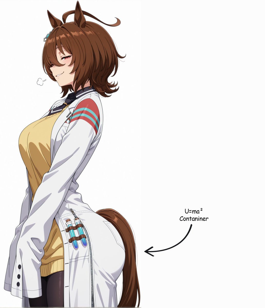 ChichiueSFW's tweet photo. Guinea pig, I’ve hidden my formula somewhere

Agnes Tachyon -  SFW illustration 
#umamusume #ウマ娘 #PixAI https://t.co/yEb9gEt9hb