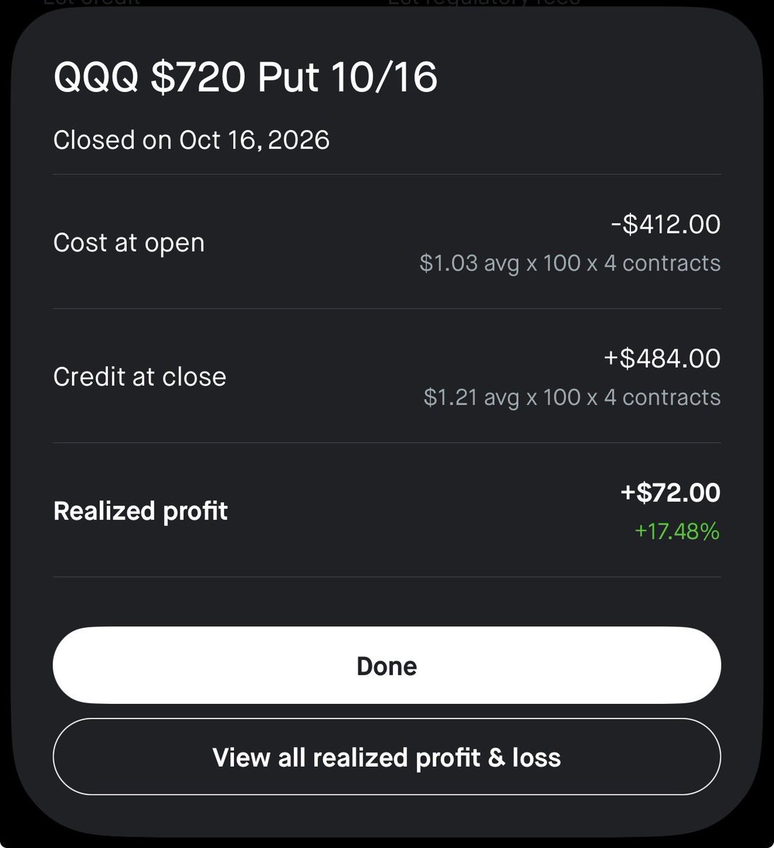 itsadripmtrades's tweet photo. On the personal account we hit a banger ☢️

100% in less than 10 minutes.

If you want to learn how to trade comment the word “Strategy” I’ll send it for FREE https://t.co/PVJ1rklnsz