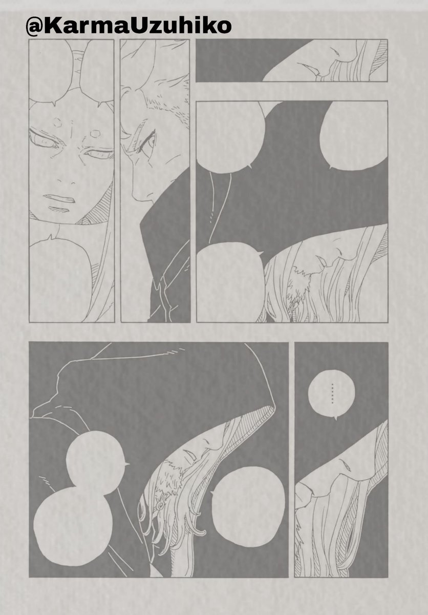KarmaUzuhiko's tweet photo. Page 33-36

Koji warns Boruto of Momoshiki manifesting again. Momoshiki is excited about the news. Koji does not elaborate, he simply tells Boruto: "follow your heart.. go.. she's waiting"

CODE TAUNTS SARADA AND GOES TO GOUGE HER EYES OUT, BUT HIDARI STOPS HIM!!

#BorutoSpoilers https://t.co/YNIgwt1oin