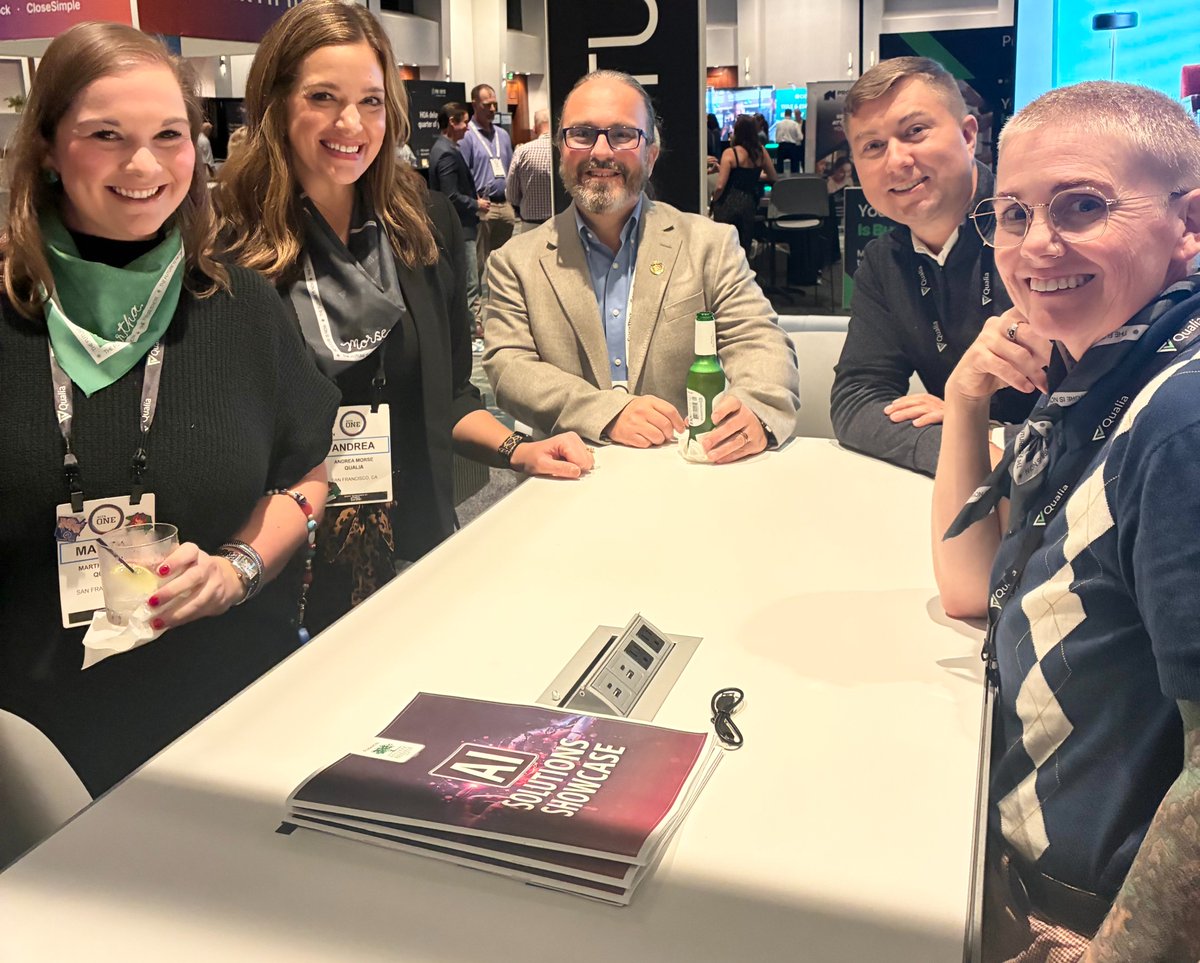 qualiasoftware's tweet photo. What a week at #ALTAONE! We listened, learned, and left inspired. We’re proud to be part of this industry and excited to keep building new solutions that do the work for you, move money in safe, modern ways, and help you run your business better. Thank you, ALTA! #TheFutureIsNow https://t.co/00urcqiP8F