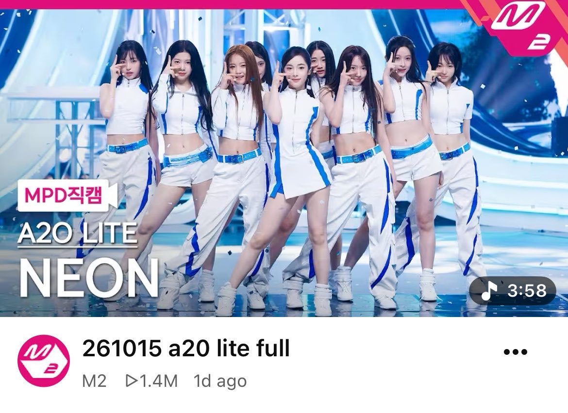 A2OLITE_PICS's tweet photo. A2O LITE’s ‘HOT DEBUT’ performance on M Countdown has already surpassed 4.3M views, while the fancam version has reached 1.4M views — both in just 24 hours! https://t.co/BvILYwFEBl