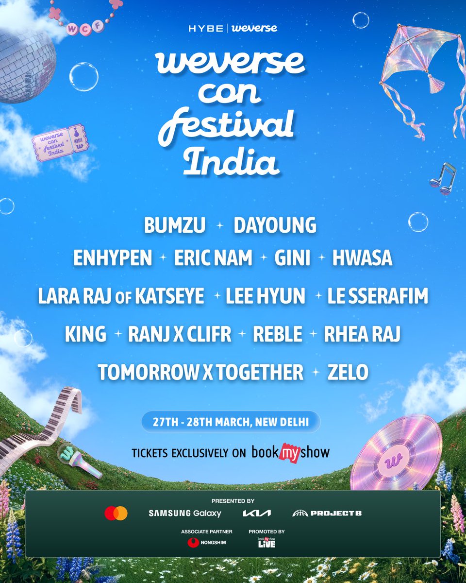 NewsKatseye's tweet photo. Lara will be joining the festival lineup for the Weverse Con Festival in India as a solo act!
#KATSEYE @katseyeworld https://t.co/Gd61YAr4oq