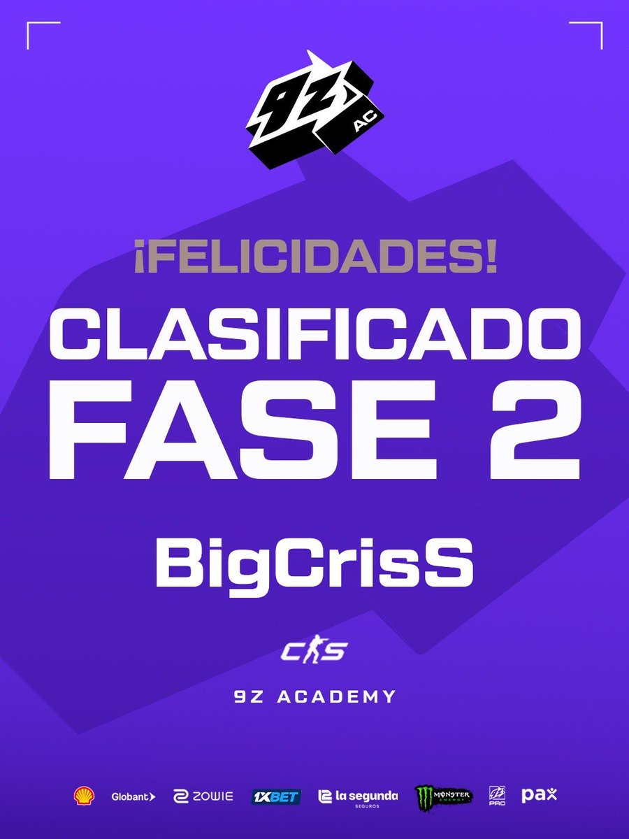 BigCrisSCs's tweet photo. Go 2da fase #9zAcademy https://t.co/xBj0HcsrQn