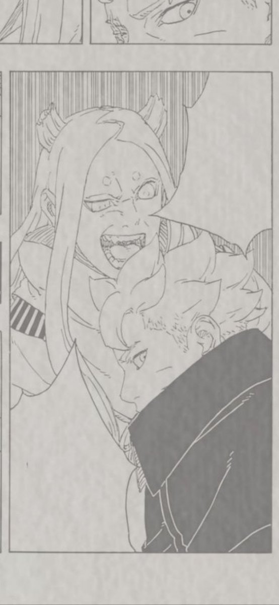 Hyperaintbad's tweet photo. For the haters that say ikemoto cant draw expressions, this must be so enjoyable #BORUTO https://t.co/vZUpr2mcBD