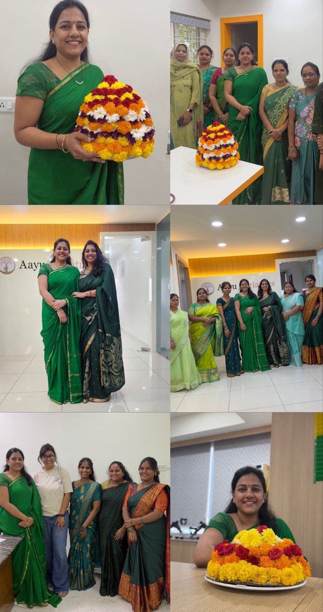 HarikaSneni's tweet photo. All the women across our hospital centres in green today . Kudos to these incredible women who make the team what it is 💚  
#womenofharikaENT #oneteamonefamily 
@Coffeehudigi @EntHarika https://t.co/DaYHezTUdm