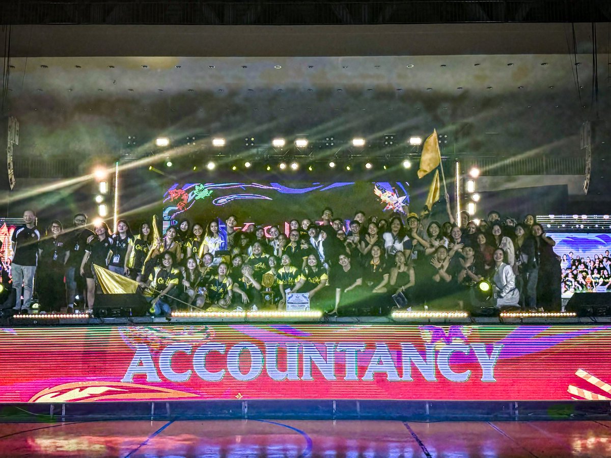 addusamahan's tweet photo. LOOK | Ateneans, here are the top 3 overall winners of #KISLAP: The Ateneo UFest 2026! 🌠
🏆 Champion: Accountancy Cluster
🥈 1st Runner-Up: Social Sciences
🥉 2nd Runner-Up: School of Nursing
Congratulations! ✨
#KISLAP🌠
#AteneoUFest2026🎆
#TakeItFurther⏫ https://t.co/w9IR1o6YXb