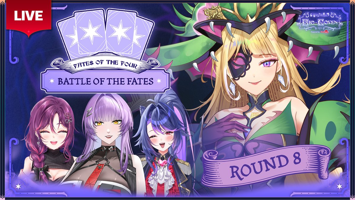 RionaPLG's tweet photo. 🟡 Live : 【 Battle of the Fates 】Fates of the Four ✶ Round 8 ft. @VinaVtuberTH @mona_vvitch @BakurinS 
🗓️  Time : 17 OCT 2026 19:00 (GMT+ 7)
🐯 Waiting Room : https://t.co/DqOo42IGlj
#PLG #PolygonProject #Vtuberth #RionaLive
｡:*•.───── ❖  ─────.•*:｡ https://t.co/gDYHStwN8e