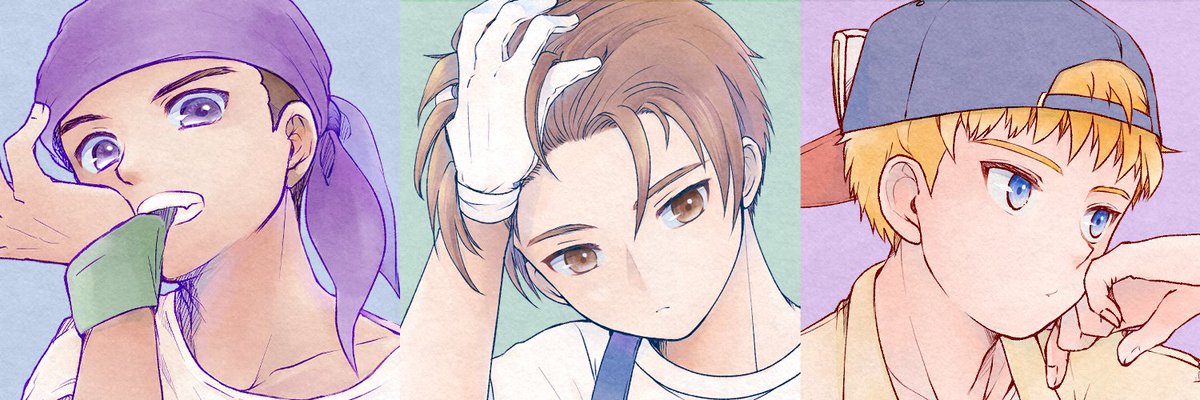 peas_sayaendou's tweet photo. ３人揃ったのでヘッダー画にしちゃお😋 https://t.co/ZOVvUH2RC2
