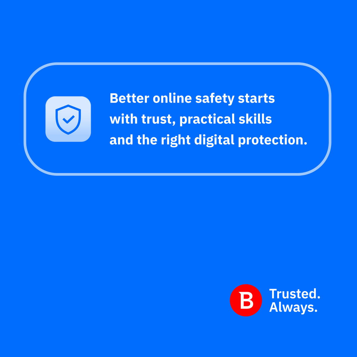 Bitdefender's tweet photo. Your child won’t always ask before they click, reply or share. But they can learn to ask themselves the right questions. Here’s how to build that habit, one conversation at a time.