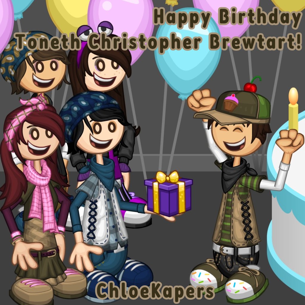 ChloeKapers's tweet photo. π€π§Happy Birthday Toneth Christopher Brewtart!π§π€
Bless your own life creating lovely chocolate cupcakes.
#papalouiepals #fliplinestudios #toneth #dropssweetlike #sunstarflipline #happytonethday #happybirthday https://t.co/kXcwGGLlft