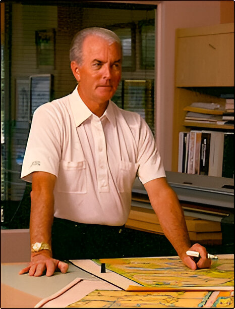ShotPattern's tweet photo. @Nepa45 The course website features this guy - who appears to be AI generated nearly 40 years before AI image generation became mainstream. https://t.co/T7RxyEl6eb