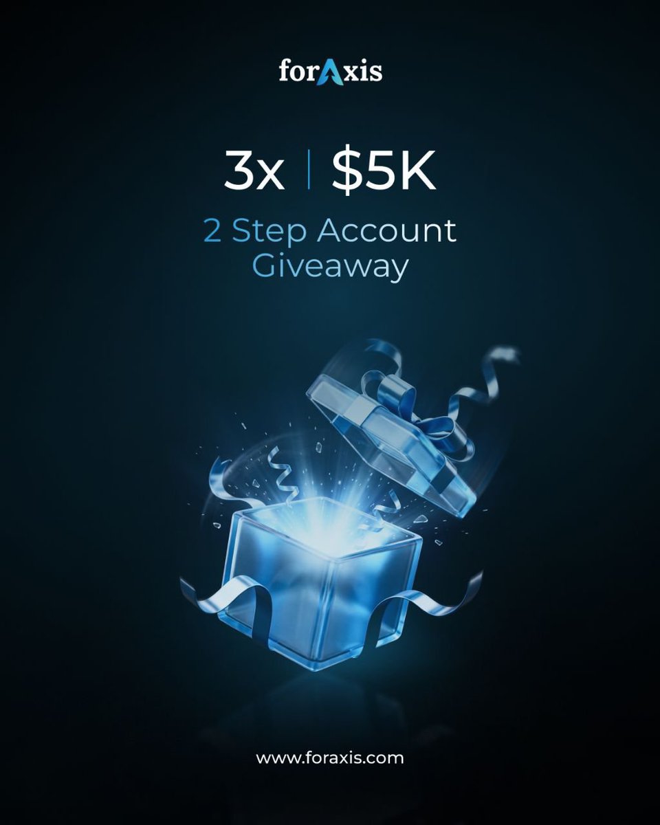 FRESH___GUY's tweet photo. We’re giving away 3 × $5,000 2-Step Challenge Accounts! 🚀💰
Want to win a funded account? Here’s your chance!
✅ Follow @FRESH___GUY
✅ Follow @foraxispartners
✅ Follow @foraxisofficial
✅ Follow @AdamKred
❤️ Like this tweet
🔁 Repost this tweet
💬 Comment “I’M IN”
🎯 3 WINNERS — 3 ACCOUNTS!
Let’s go, traders! 🔥 Good luck everyone! 🍀
#ForAxis #Giveaway #PropFirm #FundedTrader