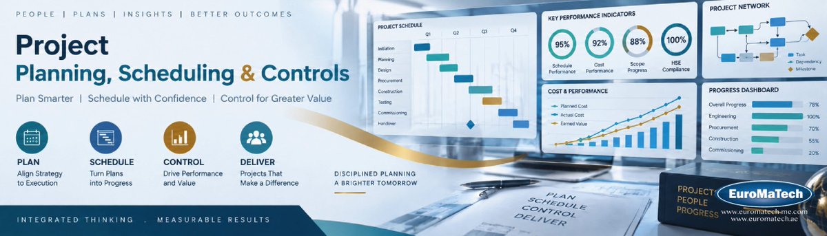 euromatech_uae's tweet photo. التخطيط والجدولة والرقابة المتكاملة على المشاريع
التفاصيل والتسجيل:
https://t.co/kEnCtr7CnN
واتساب: https://t.co/W5u5K3WR14
#التخطيط_والجدولة #ProjectControl https://t.co/xPqfzDOfQI