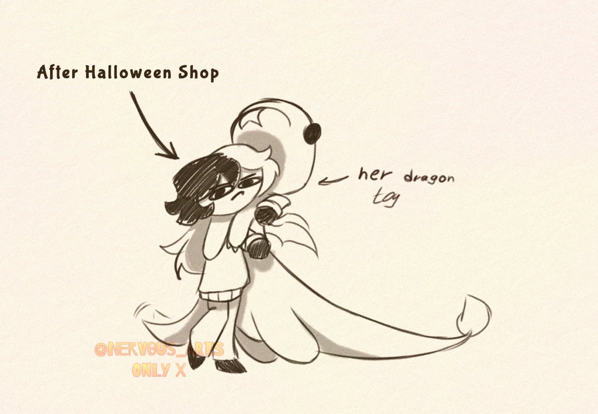 Nerv0us_Arts's tweet photo. Day 13: Halloween shop
Trust me, she NEEDS this for Halloween.
#Fpe #fpearts #Fpetober2026 #fundamentalpapereducation #FpeZip https://t.co/40dBfAx6DG