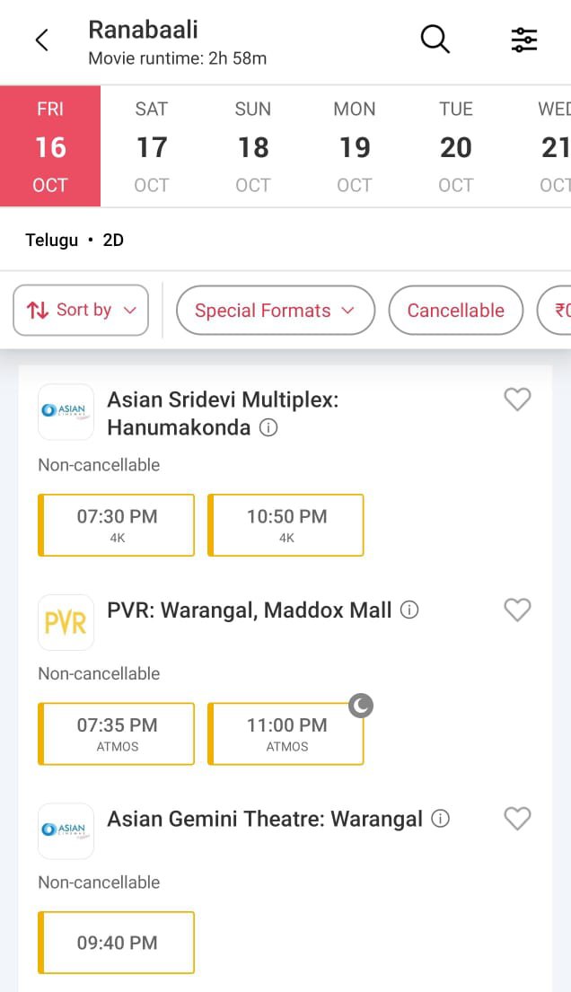Shaikrafi7894's tweet photo. Night Shows Occupancy 🤯🤯💥

#RanaBaali https://t.co/dUivMdXjhg