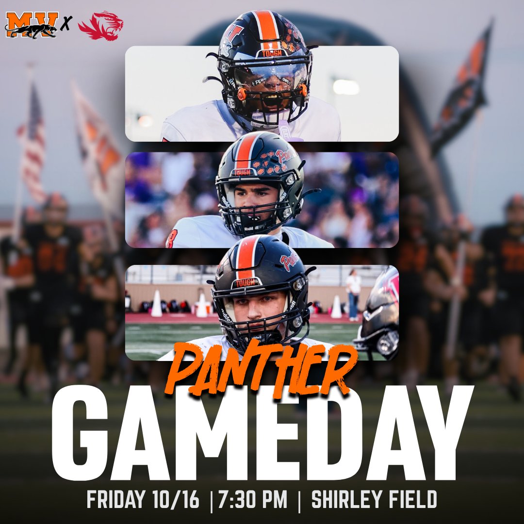 MVHSpanthersFB's tweet photo. 🏈 PANTHER GAMEDAY! 🏈

The Panthers hit the road tonight as they travel to Laredo to take on the Martin Tigers!

🆚 Laredo Martin Tigers
📍 Shirley Field — Laredo, TX
⏰ Kickoff: 7:30 PM

Time to hit the road and compete! Let’s go, Panthers!

#PantherTOUGH https://t.co/D2J2jlDfYL