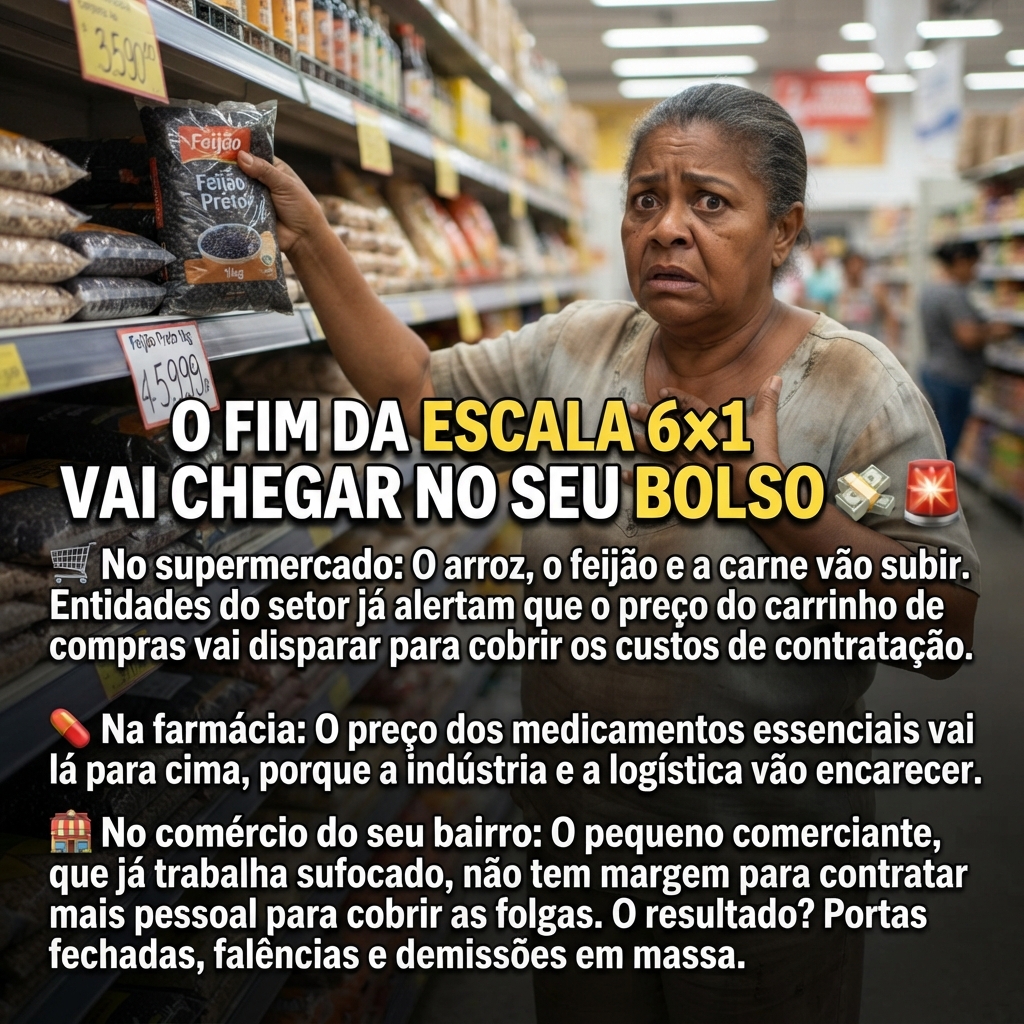esthetikabr's tweet photo. @Metropoles Quem pensa ganhar uma folga, vai ganhar também uma inflação. Entenda o custo real abaixo! 🛒💔 https://t.co/tikrCq1CmJ