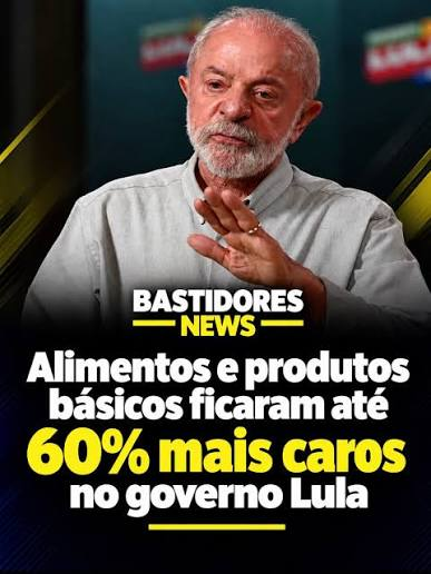 SodLinda's tweet photo. Não é populismo, não é Fake News, é dado! Alimentos e produtos básicos ficaram 60% mais caros no Governo Lula. 
Um Governo Corrupto e Perdulário! 

LULA QUEBROU O BRASIL https://t.co/TdVFezp1g2