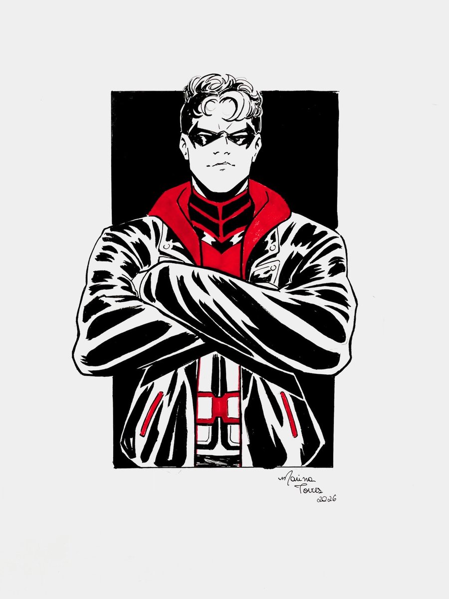heymtorres's tweet photo. #cuteboytober (by OceanInSpace) 
Day 3: Leather

Red Hood!!!

#jasontodd #redhood #teentitans #dccomics https://t.co/OVFVqHSTA8