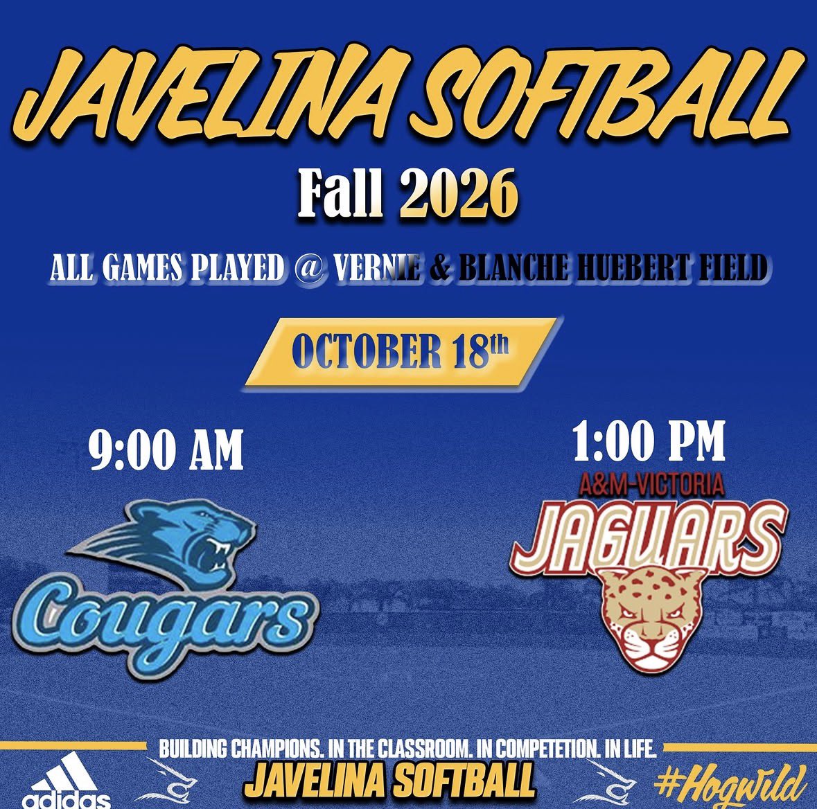 s3baseball_'s tweet photo. Come and see your Javelina Softball team play this coming Sunday …Go Hogs 
#Loshogs #Hogwild https://t.co/98fieJQSQ2