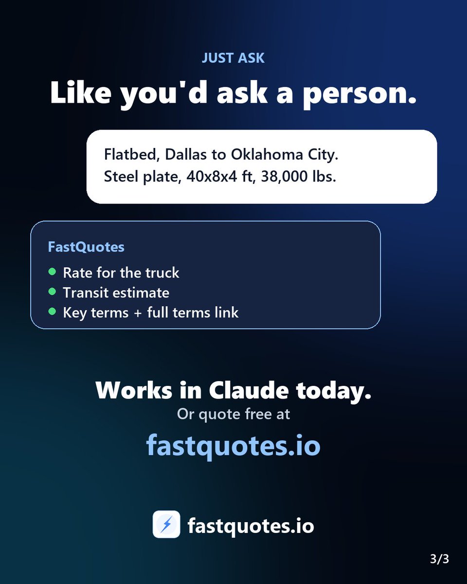 AxleFastQuotes tweet picture