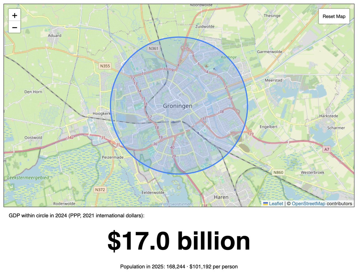 initjean's tweet photo. If your city don't at least have a $100k GDP per capita, you live in a poverty-ridden shithole. You should move.

Try it yourself: https://t.co/bP0ZrCSw1W https://t.co/J5DIzwKCLW