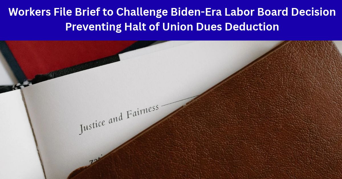 Inst4AW's tweet photo. Decision Preventing Halt of Union Dues Deductions @RightToWork
National Right to Work Foundation-backed employees are also challenging similar restriction on workers’ right to stop dues in ongoing NLRB cases https://t.co/cbesfVEdiE https://t.co/6K8rMo7iKg