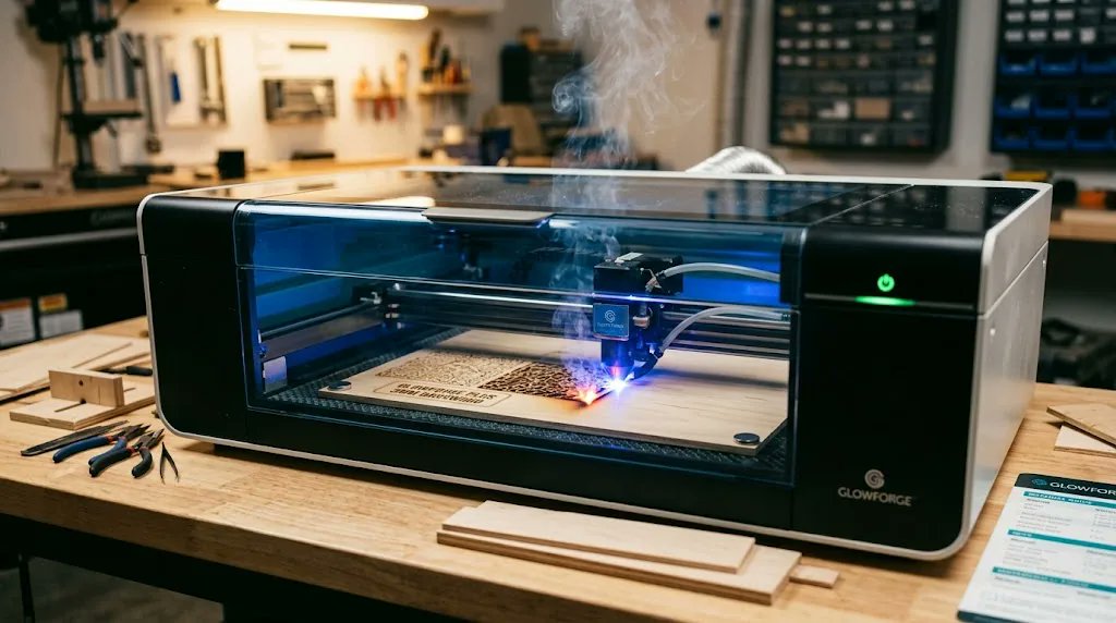 Crafteker_US's tweet photo. Glowforge Plus + 3mm basswood: cut at 160 speed, full power, 1 pass. Engrave at 1000 speed, 40% power.

Not cutting through? Check focus before adding passes.

https://t.co/1TVnNGrHL9 https://t.co/IDgscuyL5H