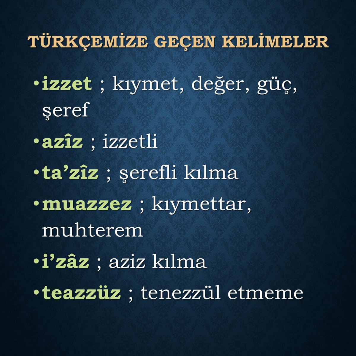 beyaz__ilim's tweet photo. Onlar, mü'minleri bırakıp kafirleri dost edinen kimselerdir. Onların yanında izzet ve şeref mi arıyorlar? Halbuki bütün izzet ve şeref Allah'a aittir.
﴾Nisa 4:139﴿
#islam #kuran #ayet #kelime #kelimeöğren #keşfet #ɪɴsᴛᴀɢᴏᴏᴅ #izzet #aziz #muazzez #mümin #kafir #dost #şeref https://t.co/GuOp742gWC