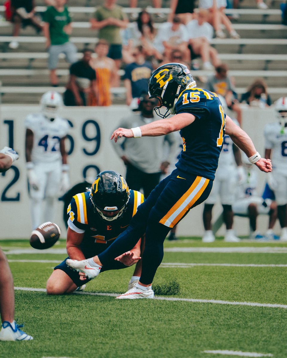 ETSUFootball's tweet photo. One of the nation’s best‼️

Congratulations to Ewan for being named to the Fred Mitchell Award Midseason Watch List.

https://t.co/x9b30RiFqJ

#GoBucs | #BUCkleUp https://t.co/DC18jAgGQB