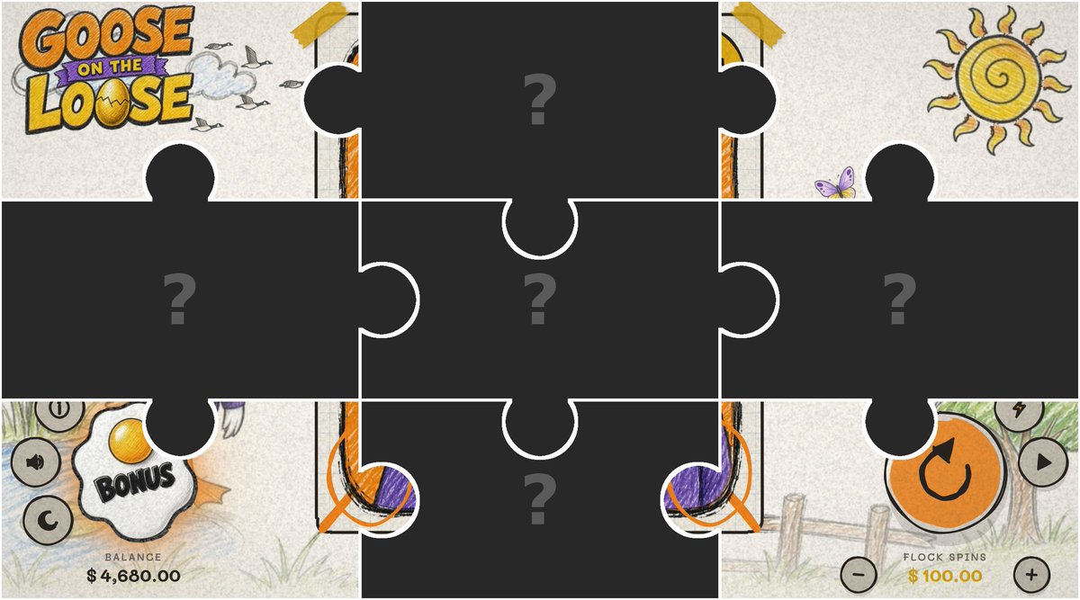 FlipTheSwitchGG's tweet photo. 🪿🧩 DAY 4/9 🧩🪿

Half way there 👀 
1 new puzzle piece + 1 winner every day.

Day 3 winner: @randyy97 🎉

On release day, all 9 winners get a $20 feature spin.

Top 3 hits split ALL the winnings:
🥇 50% 🥈 40% 🥉 10%

To enter:
✅ Follow us
🔁 Repost
💬 Tag a fellow goose https://t.co/ZBiW0uNOct