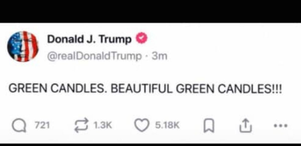 cassielite97606's tweet photo. GREEN CANDLES, BEAUTIFUL GREEN CANDLES, CHAMPS! 📈💚

The bulls are waking up seriously, momentum is building, and the market is watching. 🐂🔥
Can feel an  INCOMING GOD CANDLE, CHAMPS 🚀💥

Stay ready, The next move could be explosive!

#Crypto #BullRun #GodCandle https://t.co/YY4tibbQ6H