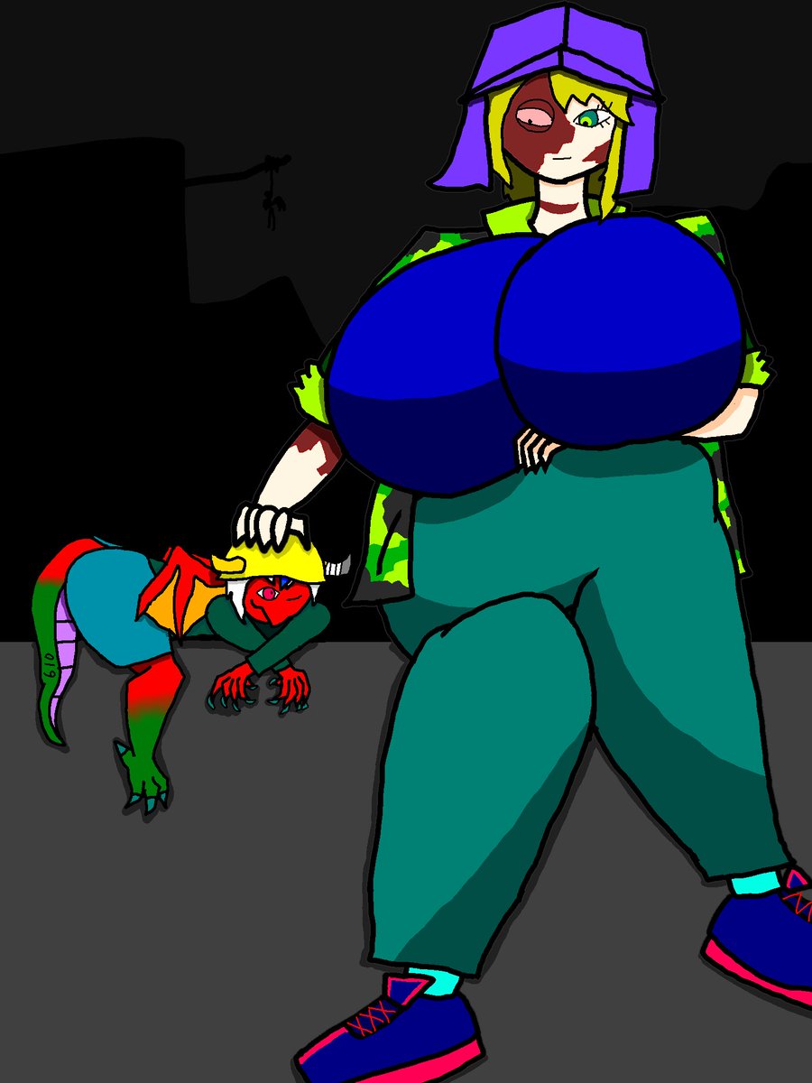 dokutaro1987's tweet photo. #OC
#創作

旧作で古株だった軍人お姉さん×人外ショタである
『アヤメ軍曹＆No.610りゅう君』です。

アヤメはpixivで登場した時のを参考にしてますが、りゅう君はよく見るとホロライブの"ある2名"の見た目を参考にしてます。
（まぁりゅう君は人工精製だがドラゴンなので内一人は分かりやすいかも。） https://t.co/tugRyQlZNX