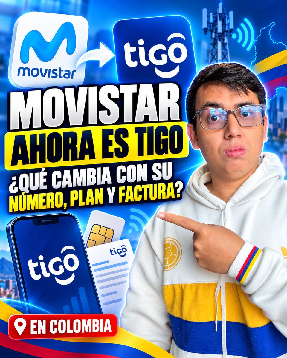 WintorABC's tweet photo. Movistar ahora es Tigo: qué cambia con su número, plan y factura en Colombia
https://t.co/H7Lg0GQGbg
#wintorabc #actualidad #noticia #movistar #tigo https://t.co/JGAA2BgU5G