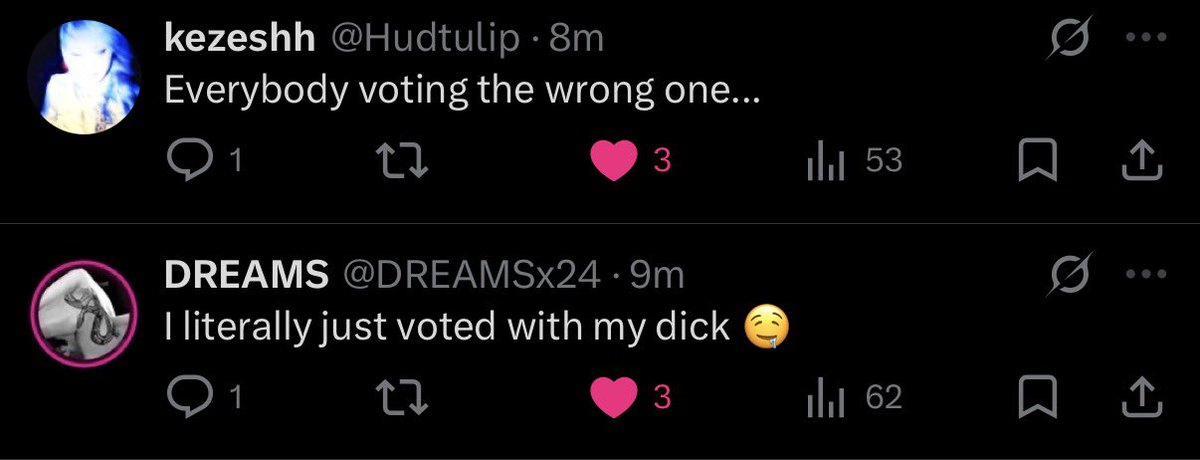 fleethudmac's tweet photo. @amorehud the way these two tweets side by side is an accurate summary of hudville voting in any hudpoll ever 💀 https://t.co/c4Kz6mfZIP