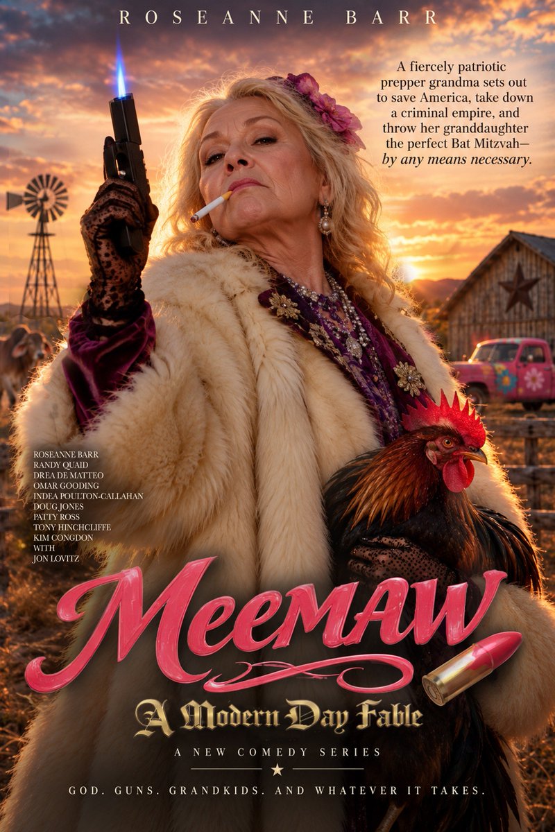 TonySeruga's tweet photo. Meemaw is coming, and no one is safe!

@RandyRRQuaid and @dreadematteo LFG! 🇺🇸

Hollywood is about to lose their sh*t! 🤣

@therealroseanne’s haters will watch every episode just to scream on TikTok that they refuse to watch it. https://t.co/G8VhMAKw7d
