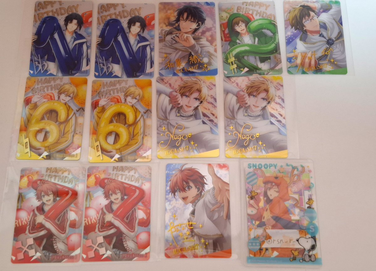 rsn_r_'s tweet photo. 【譲渡】アイナナ アイドリッシュセブン メタカ メタルカード 27

（譲） 一織 大和 ナギ 陸 楽 天 龍之介 千 トウマ 虎於

（求）1枚100円+送料 

郵送希望になります
検索からもお気軽にお声かけください https://t.co/eqhBM0Kf5O