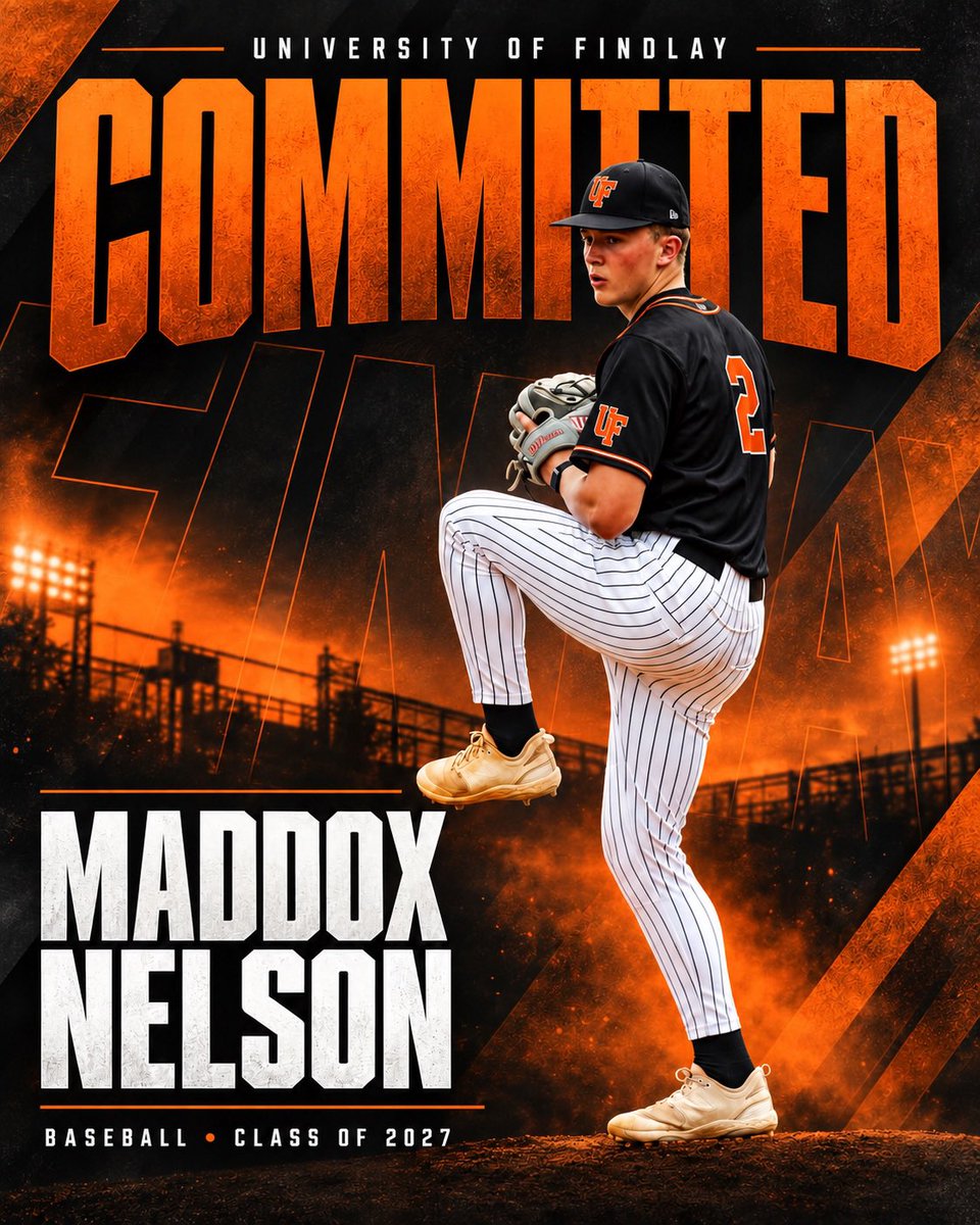 MaddoxNelson_'s tweet photo. Committed to the University of Findlay! Thankful to God, my family, and everyone who has helped me along the way.

Go Oilers! 🟠⚫️ https://t.co/tU1Jpix9Xt