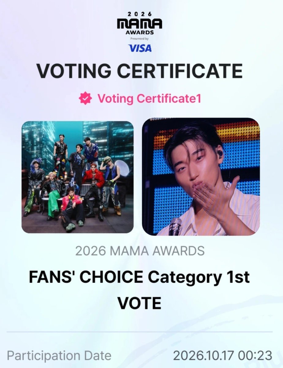 MooNeay32's tweet photo. ส่งจุ๊บ❤️😽
I vote #ATEEZ for Fan's Choice Male at #2026MAMAVOTE https://t.co/0mL829iPt6