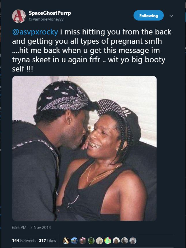 fuckrvt's tweet photo. everyday i slowly start to believe spaceghostpurrp https://t.co/4by2me6s9C