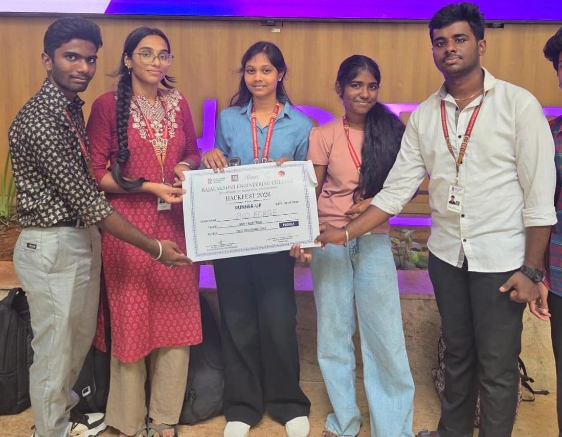 IEEEembs's tweet photo. Celebrating student innovation at #BME Ignite Hackfest 2026, put on by the EMBS Student Chapter at @RCollege449.

Congratulations to all of the winners at this year's event.

#IEEEEMBS #Hackathon https://t.co/VkaPf9Q8oV