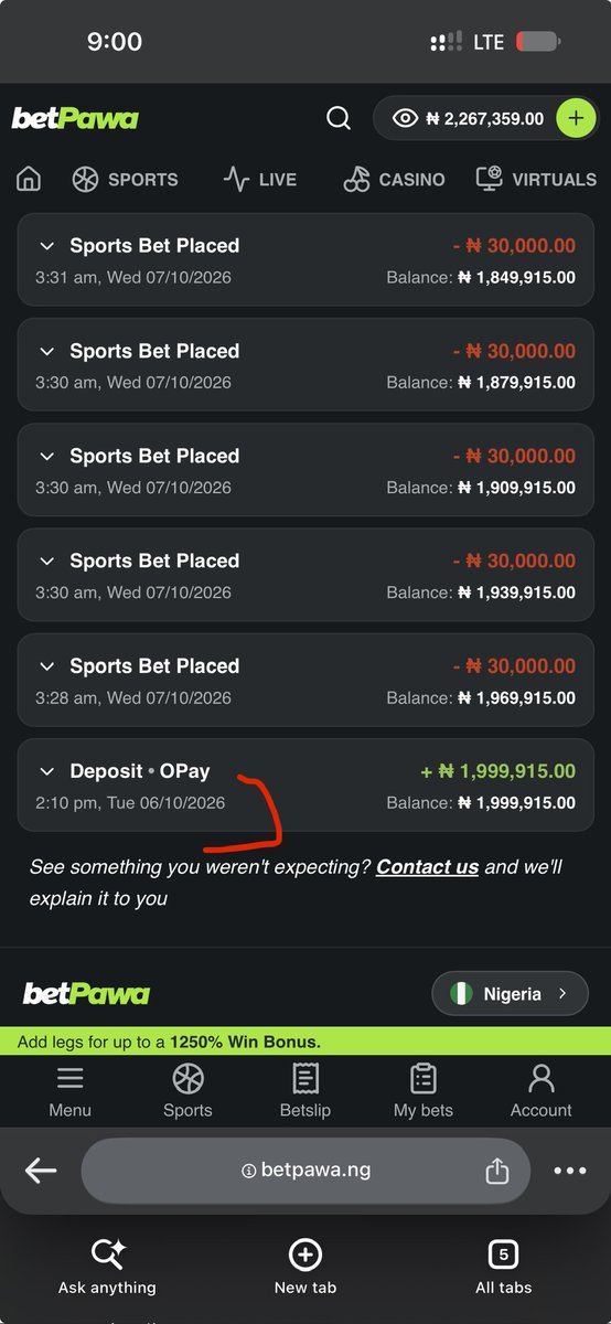 king_IRISH007's tweet photo. On the 9th of October 2026 a good friend of mine funded his @betPawa_Nigeria balance with 2m on his 3 account and made a 300k extra profit. Since then @betPawa_Nigeria has refused to let him withdraw his balance. 

We have appealed multiples all to no avail https://t.co/dLENXuf3X6