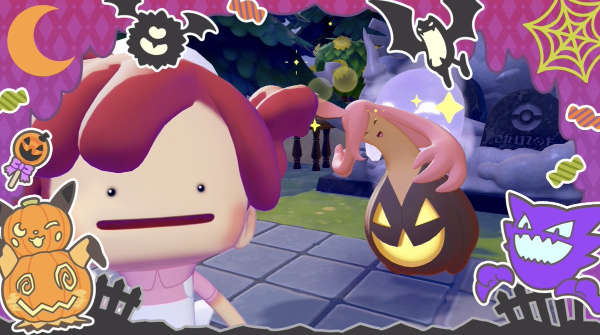 Sifu_pokePress's tweet photo. 【ぽこあポケモン】ハロウィンのイベント「バケッチャのキャンディあつめ」が開始🎃

✅バケッチャ/パンプジンが登場
📅開催期間：11月1日(日)4:59まで
1.バケッチャに話しかける
2.ポケモンを驚かせて「かぼちゃキャンディ」を集める（好みの家具に変身→変身解除）
3.特別な家具と交換（全交換だと20個必要）
4.パンプジンの生息地を作る

🔽詳細は下記にて
https://t.co/zAaebK49QO