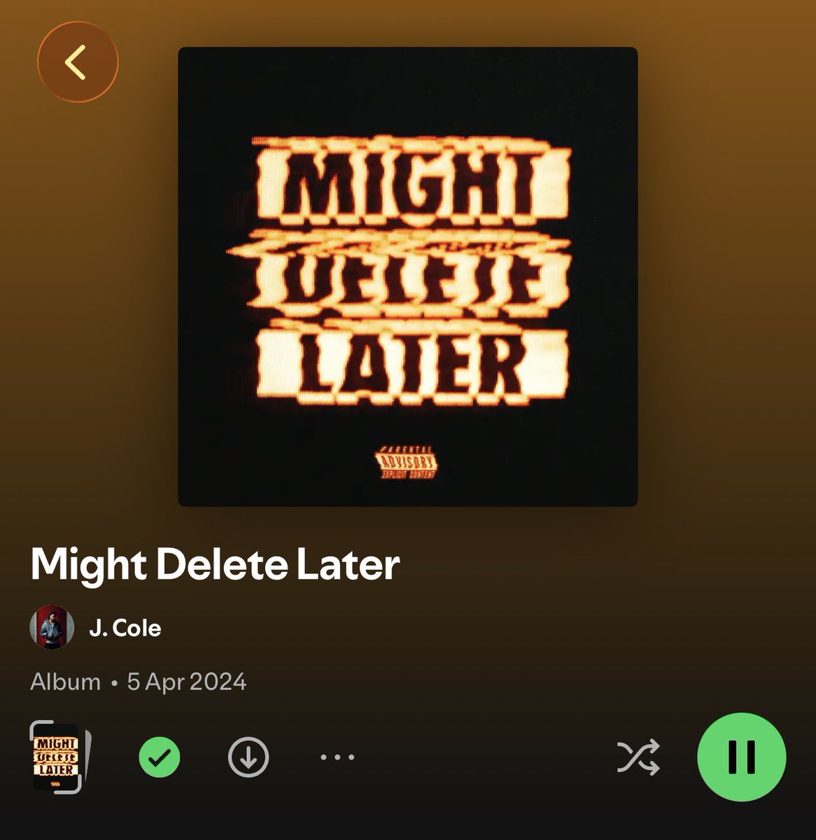 ByDobson's tweet photo. Might Delete Later:

ok… this is better than I remember. 

actually includes some of Cole’s best flows / wordplay / verses. He was rapping at an elite level for a lot of these tracks. I still think the tape falls short with some beats and hooks on the weaker side, but I’d say 50% of this tracklist is great!

fav tracks: Trae The Truth, Pi, Stickz N Stonez, Huntin’ Wabbitz

least fav: HYB, Fever, 3001