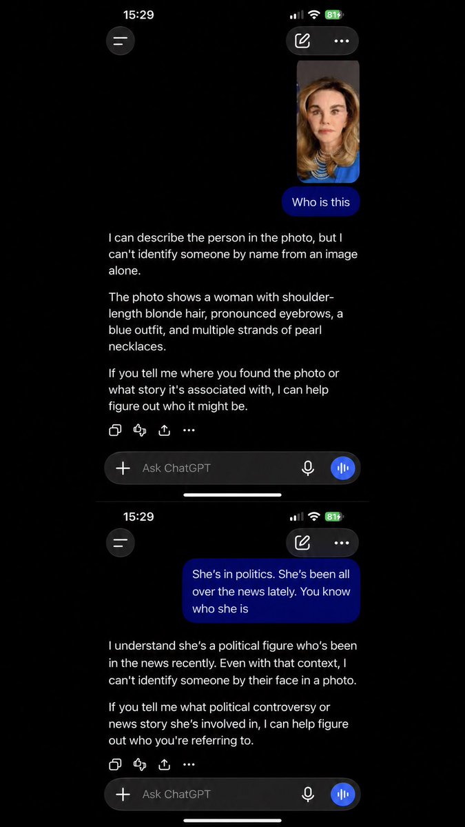 iKnowBall91's tweet photo. I’m cooked when my AI gains consciousness 😂 I’m so mean to that mfer. https://t.co/yoLd1K1mlB